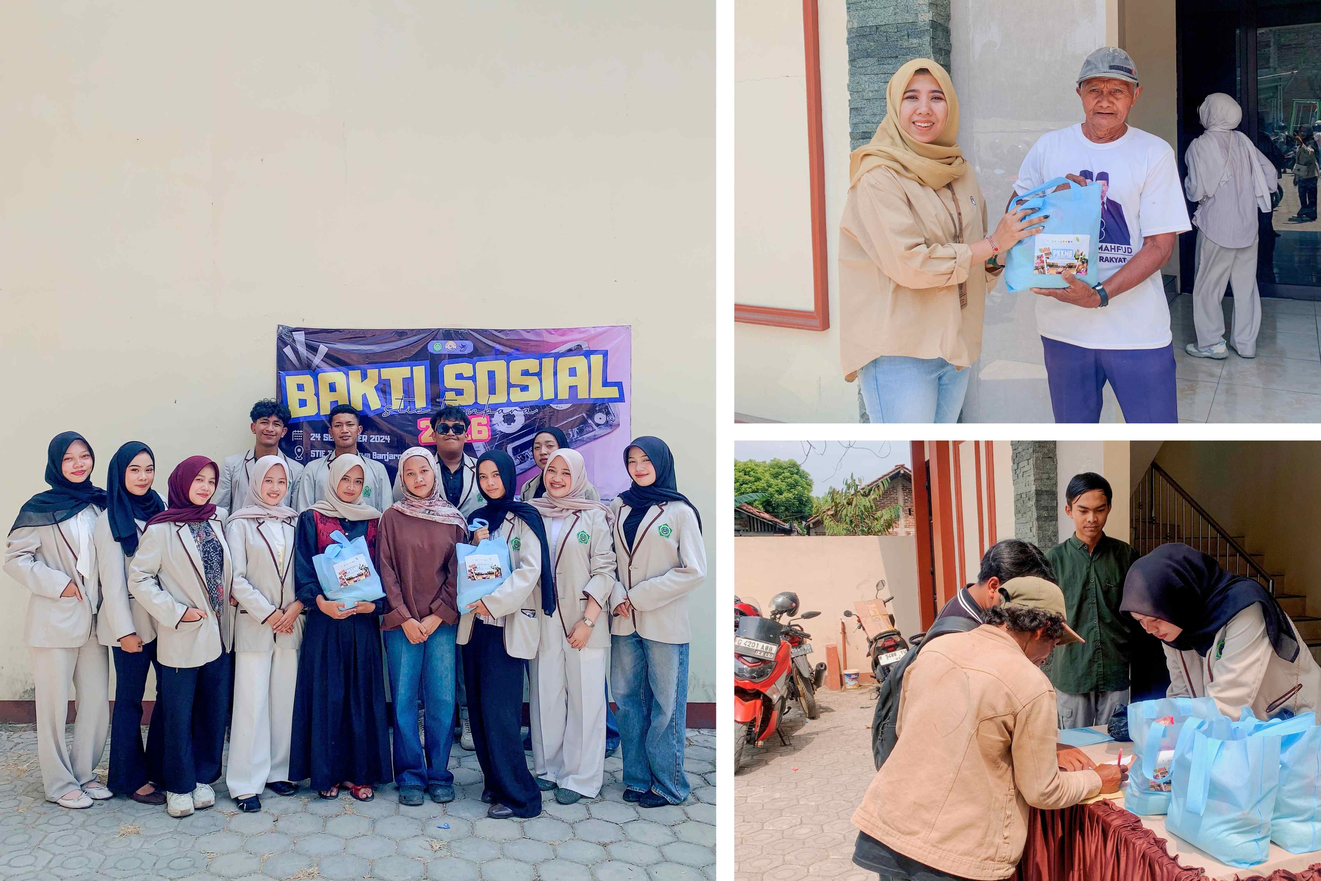 Tumbuhkan Kepedulian Sosial, Mahasiswa STIE TAMBARA Laksanakan Bakti Sosial