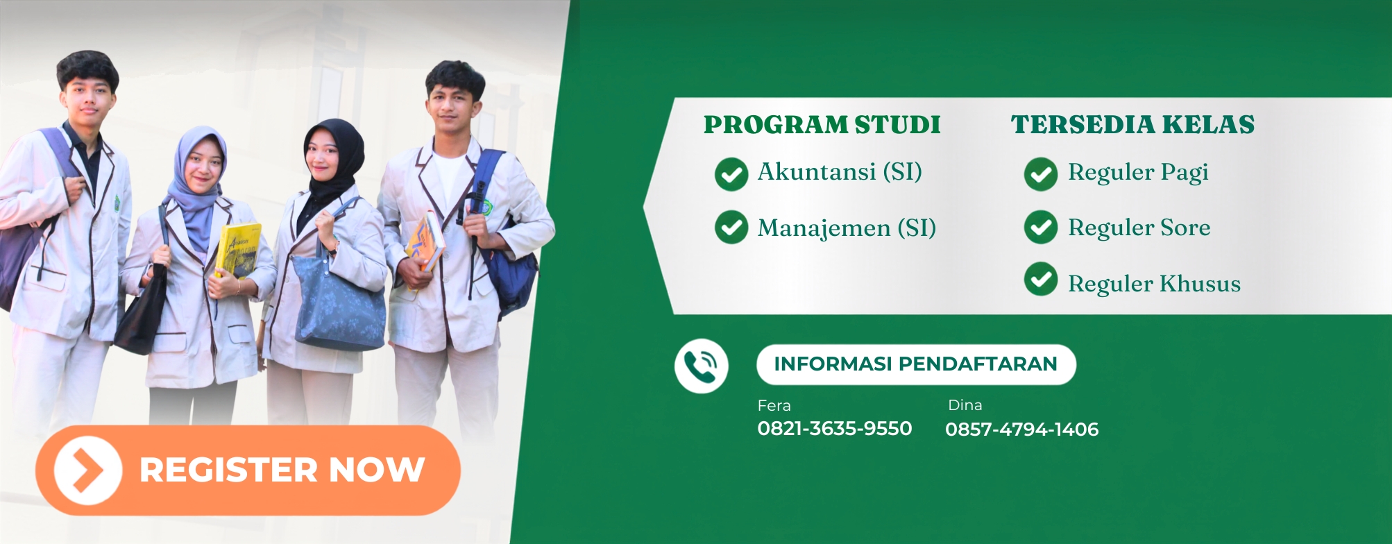Prodi dan Tersedia Kelas